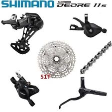 Usado, Novo grupo de MTB Shimano Deore M5100 1X11 11 velocidades com conjunto de freio MT200 11-51T 5 peças comprar usado  Enviando para Brazil