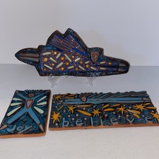 Art tiles trio for sale  Elgin