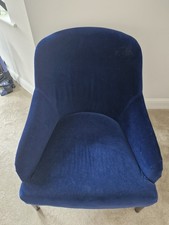 Chair navy blue for sale  SOUTHSEA