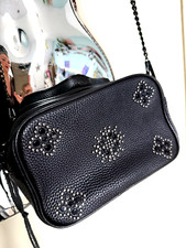 Black leather rebecca for sale  HITCHIN