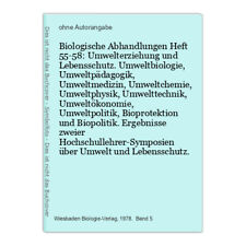 Biologische abhandlungen heft gebraucht kaufen  Aarbergen