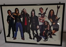 Pôster vintage dos anos 90 Monsters of Rock Ozzy, Iommi, Marilyn Manson, Korn, Dimebag comprar usado  Enviando para Brazil