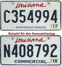 Placa De Licencia Original De Louisiana Sportsmans / Comercial US comprar usado  Enviando para Brazil