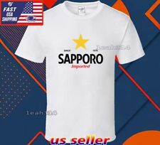 Nova Camisa Sapporo Importada Logotipo Cerveja Camiseta Engraçada Americana Unissex Tamanho P-5XL comprar usado  Enviando para Brazil