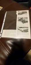 Usado, RARO PÔSTER TRIPLO 1968 CHEVY ROADSTER/CAMARO comprar usado  Enviando para Brazil