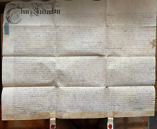 1702 vellum indenture for sale  REDHILL