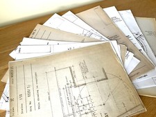 Large printed architectural for sale  FELIXSTOWE