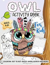 Owl activity book for sale  North Smithfield