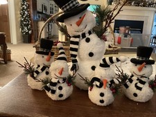 Snowman set five. for sale  Hanna City