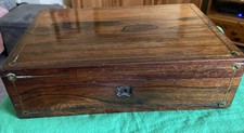 Antique mahogany brass for sale  CRANBROOK