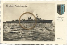 Kriegsschiff herzliche neujahr gebraucht kaufen  Deutschland