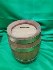 Wooden barrel piggy for sale  Troy