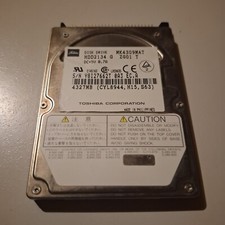 Vintage Laptop Disk Drive HDD TOSHIBA Mk4309MAT 4.3GB IDE/ATA 2.5" Retro na sprzedaż  PL