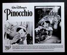 Pinóquio 1999 Disney DVD Promo Still Geppetto & Pinóquio Edição Limitada C8 comprar usado  Enviando para Brazil