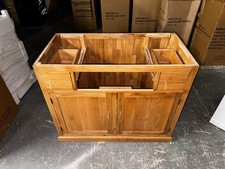 Oak bathroom storage for sale  WIRRAL