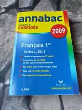 Annabac sujets corrigés d'occasion  Joinville