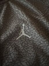 Usado, Moletom com capuz Nike Air Jordan estampa de elefante masculino XL cinza cimento preto retrô 3 zíper completo comprar usado  Enviando para Brazil