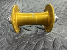 Usado, Cubo dianteiro de bicicleta Chris King 32 furos ouro 100mm QR flange alta liberação limitada comprar usado  Enviando para Brazil