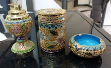 Set scrivania cloisonné usato  Ronciglione