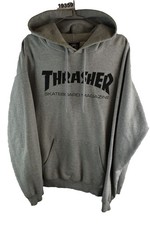 Thrasher grey hoodie for sale  SITTINGBOURNE