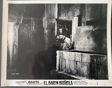 SANTO el enmascarado de plataforma en EL BARON BRAKOLA "67 org Mex foto do filme 15, usado comprar usado  Enviando para Brazil