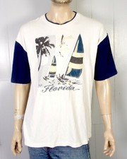Usado, Camiseta vintage anos 80 90 ponto único 2 tons Flórida windsurf vela pôr do sol GG comprar usado  Enviando para Brazil