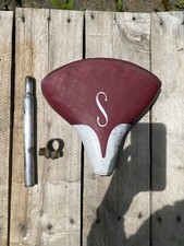 Selim de assento de bicicleta vintage VGC "S" tipo Schwinn roxo Mesinger comprar usado  Enviando para Brazil