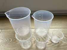 Plastic science beakers for sale  SEAHAM