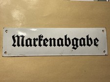 Emailleschild hinweisschild ma gebraucht kaufen  Bad Lippspringe