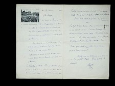 Willy lettre autographe d'occasion Willy lettre autographe d'occasion  Paris XVII