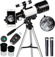 Usado, Telescópio de Viagem Portátil ToyerBee 70mm Refrator de Abertura (15X-150X) - PRETO comprar usado  Enviando para Brazil