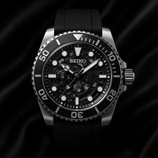 Skeleton Diver | Seikmod  Aut NH35 | Open Heart | Sapphire | Black Rubber Strap comprar usado  Enviando para Brazil