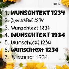 20cm wunschtext aufkleber gebraucht kaufen  Duisburg