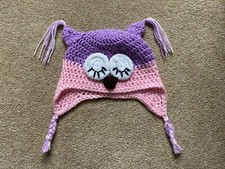 Crochet owl hat for sale  RUISLIP