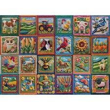 Używany, Rose Art Country Life Szydełkowane Puzzle na sprzedaż  Wysyłka do Poland