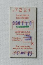 Railway ticket isleworth for sale  REDCAR