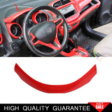 Usado, Para Honda Fit/Jazz 2008-2013 acabamento da tampa do quadro do painel velocímetro carro vermelho brilhante comprar usado  Enviando para Brazil