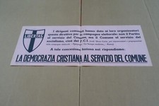 Manifesto politico democrazia usato  Santena