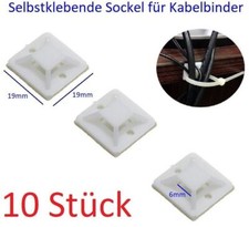 10x klebesockel kabelbinder gebraucht kaufen  Reutlingen