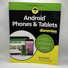 Teléfonos y tabletas Android para dummies de Dan Gookin (2017, libro de bolsillo comercial) segunda mano  Embacar hacia Mexico