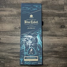 Garrafa vazia de uísque Johnnie Walker Blue Label 750ml com caixa Los Angeles Hollywood comprar usado  Enviando para Brazil