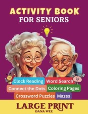 Activity book seniors for sale  UK