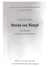 Adolph menzel ausstellungskata gebraucht kaufen Adolph menzel ausstellungskata gebraucht kaufen  Deutschland