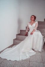 Romantisches brautkleid spitze gebraucht kaufen  Schmelz