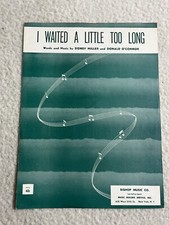 Partituras vintage I Waited A Little Too Long Sidney Miller comprar usado  Enviando para Brazil