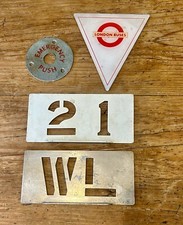 London bus metal for sale  ELY