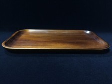 Q0164 / Madeira / Bandeja OBON / SENCHA / Vintage Japonês comprar usado  Enviando para Brazil
