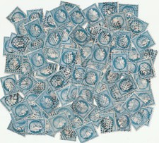 Bleus. vrac timbres d'occasion  Gourdon