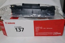 Cartucho de toner preto OEM Canon 137 Image CLASS MF210/220/230 novo - caixa aberta comprar usado Cartucho de toner preto OEM Canon 137 Image CLASS MF210/220/230 novo - caixa aberta comprar usado  Enviando para Brazil