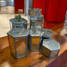 Hexagon mirrored jewelry for sale  Gilbert